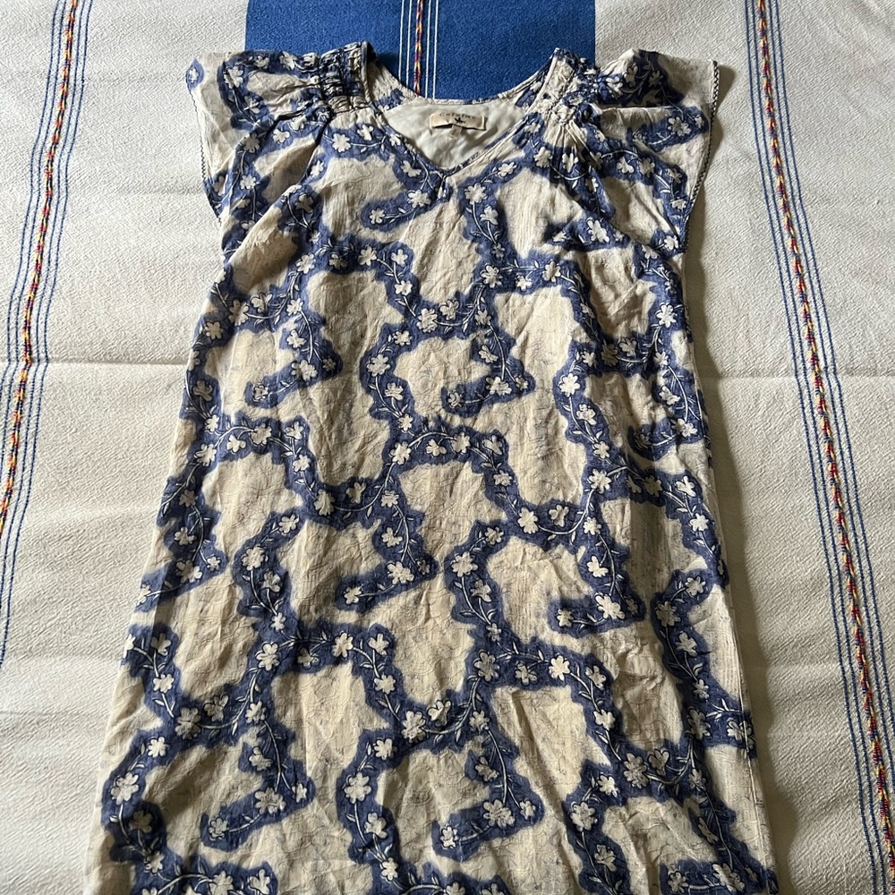 Cute blue and white Cotelac dress